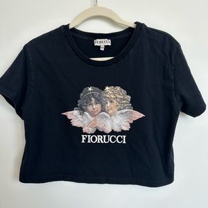 Fiorucci short sleeve crop top